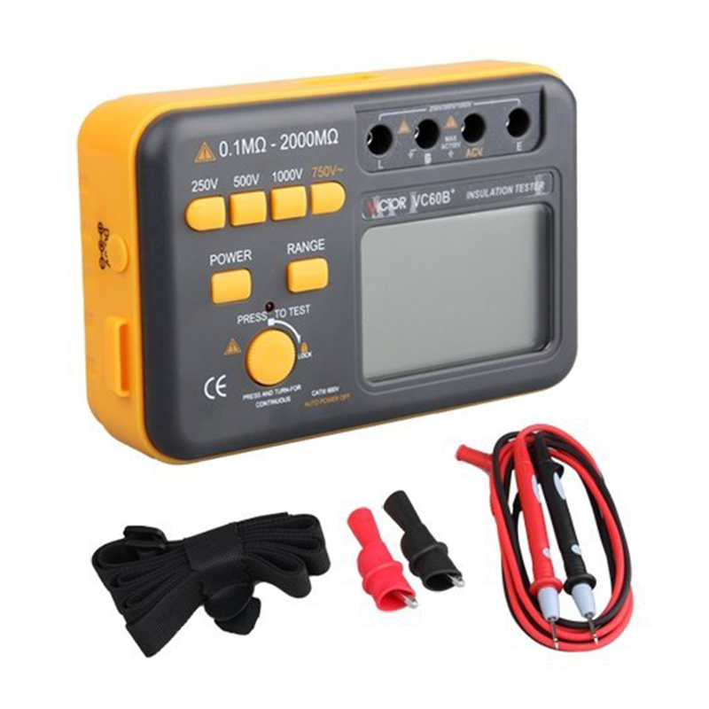 Digital Insulation Tester VC60B+VICTOR