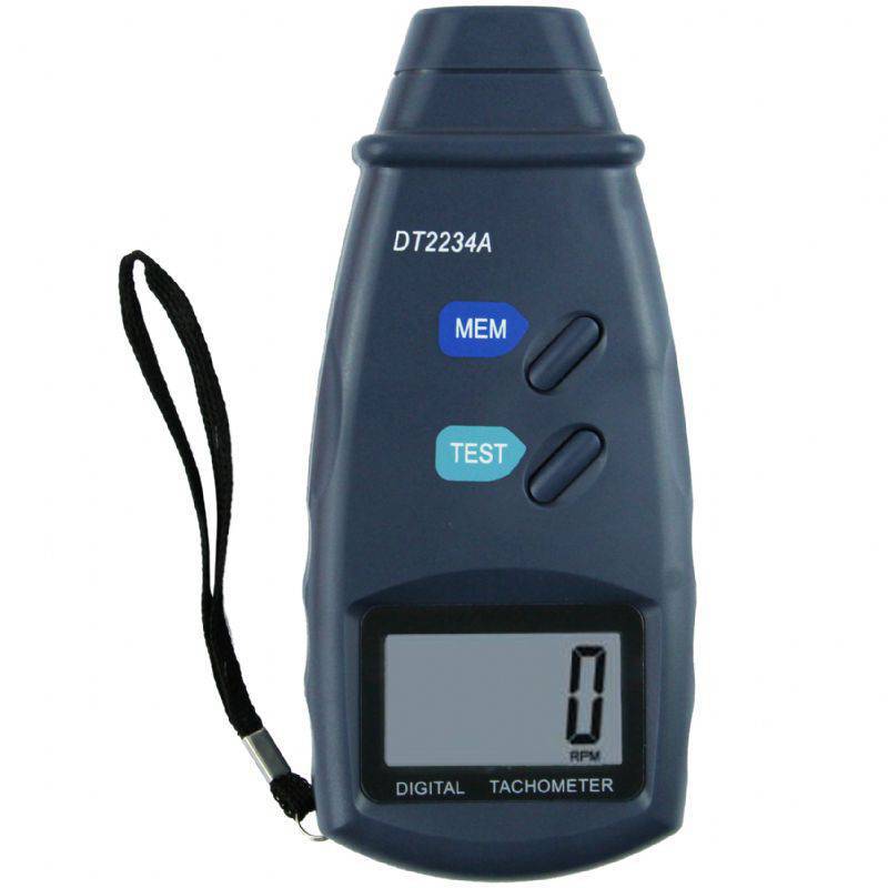 Digital Laser Photo Tachometer RPM Meter Non-Contact Motor Speed Gauge DT2234A