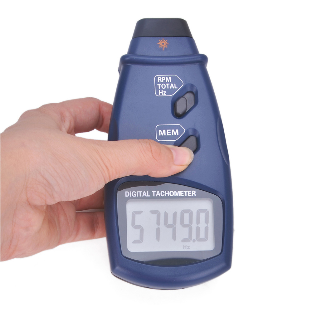 Digital Laser Photo Tachometer RPM Meter Non-Contact Motor Speed Gauge SM6234E