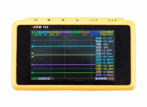 Digital Oscilloscope  8 bit VICTOR 102 VICTOR