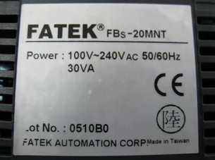 FBs-20MNT FATEK PLC FBS-MN NEW