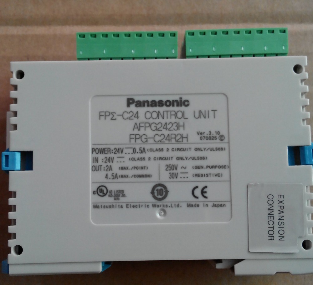 FP? C24 AFPG2423H Panasonic16 DC input points 8 Relay   output pointsFP? Control Unit Original New