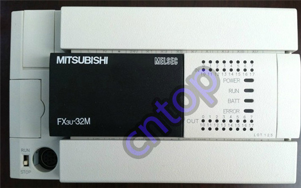 FX3U-32MT-ES-A PLC 100?40V AC 16DI 16DO Transistor Mitsubishi with Programing Cable