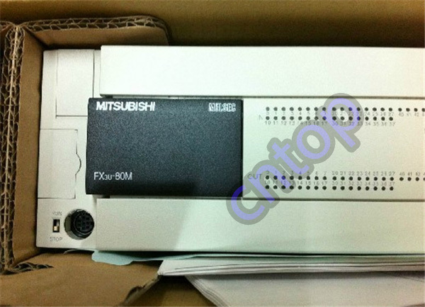 FX3U-80MT-DSS PLC 24V DC 40DI 40DO Transistor with Programing Cable Mitsubishi