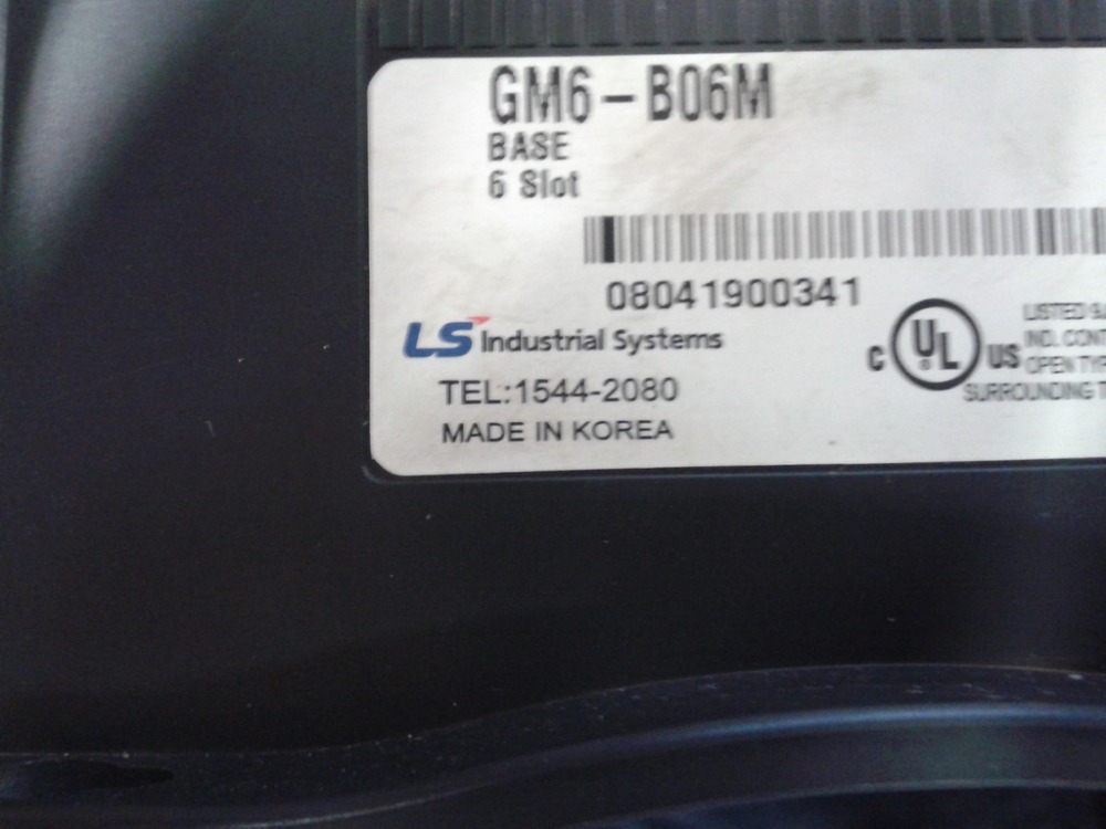 GM6-B06M LS PLC K200S Series Main Base Unit Up to 6 I/O Modules Can be Mounted New