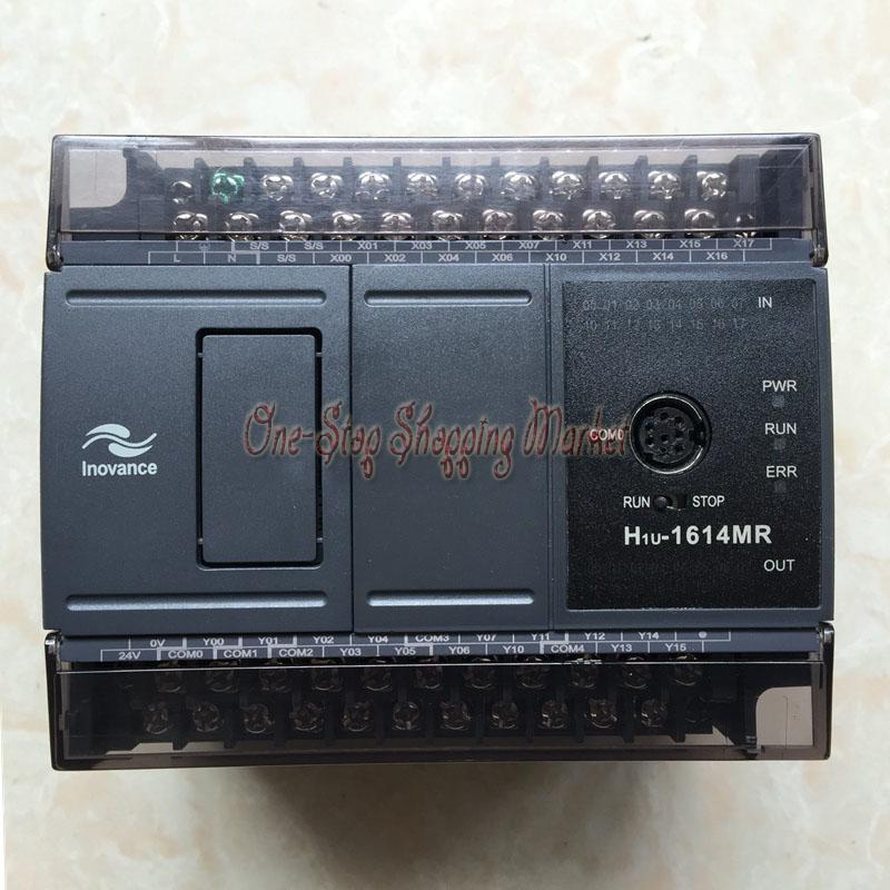 H1U-1614MR-XP inovance PLC DC24V input 16 point output relay 14 point H1U 3 COM Original brand new