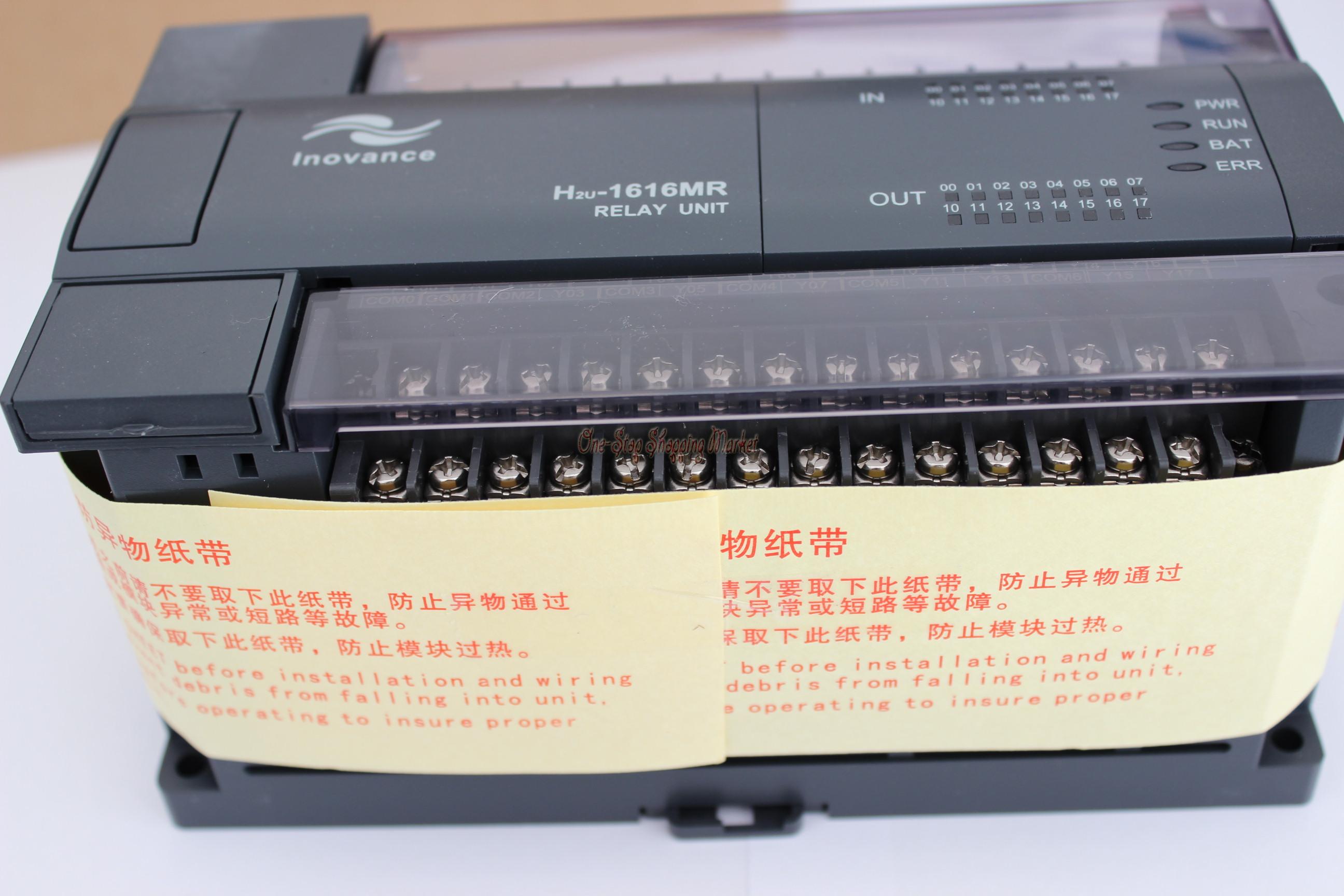 H1U-3624MR-XP inovance PLC DC24V input 36 point output relay 24 point H1U 3 COM Original brand new