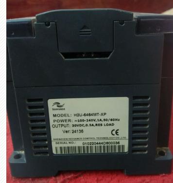 H2U-6464MR-XP inovance PLC DC24V input 64 point output relay 64 point H2U Original brand new