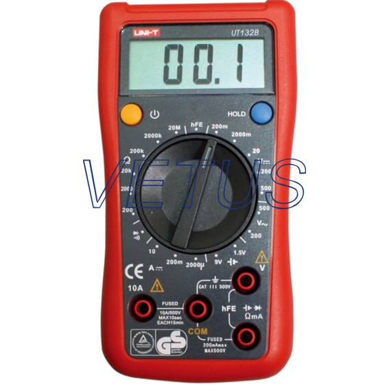 Handheld Multimeter AC/DC Frequency Resistance UT132B UNI-T