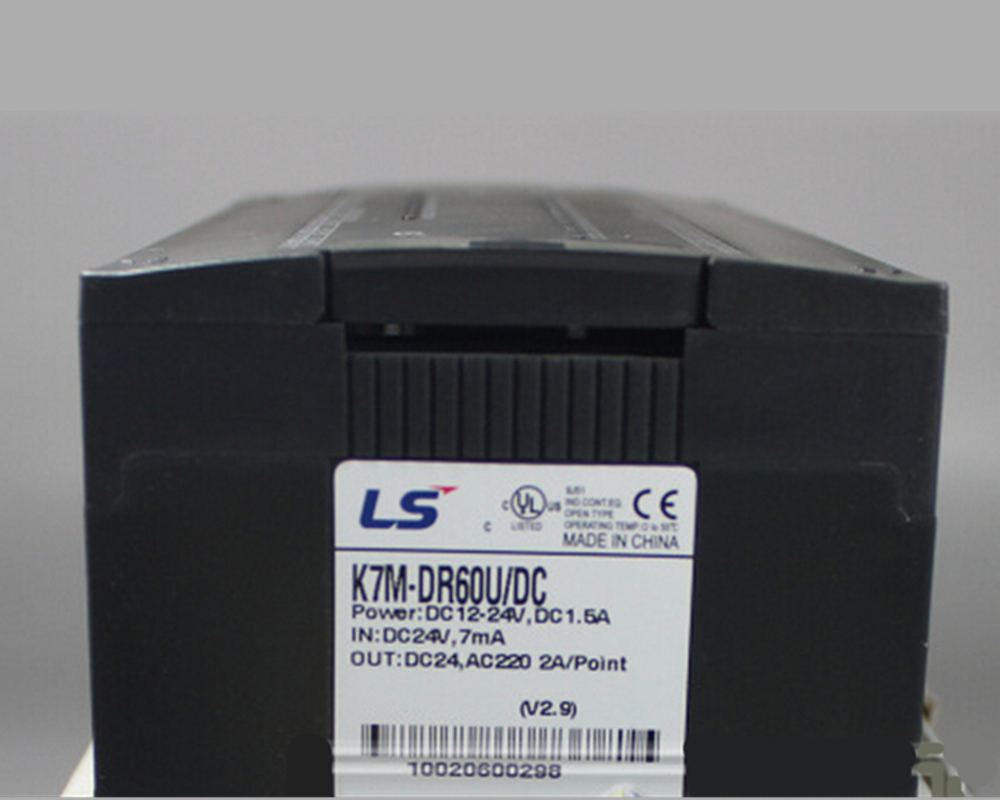 K7M-DR60U/DC LS PLC K120S Series Standard Type 36 DC Inputs(24VDC) 24 Relay Outputs 250VDC New