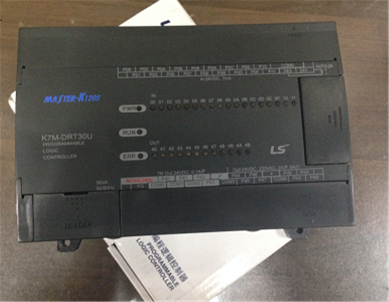 K7M-DRT30U LS PLC K120S Series Standard Type 18 DC Inputs(24VDC) 8/0 Relay Outputs 4/12 Transistor Outputs 85~264VAC New