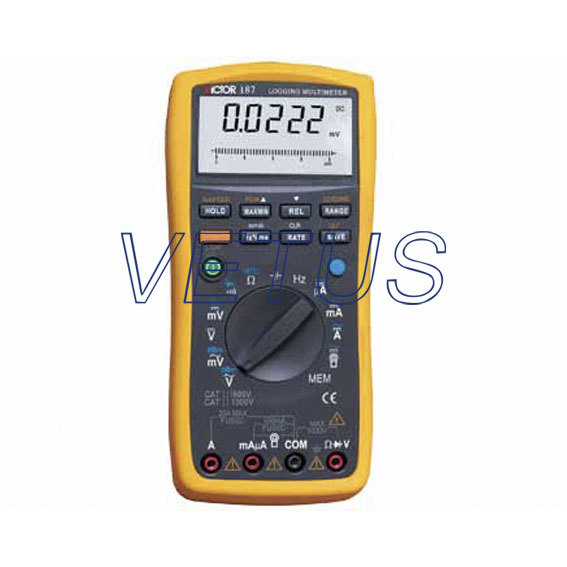 Logging of True RMS digital multimeter VICTOR187