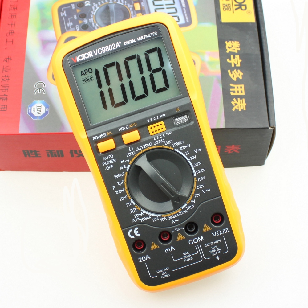 Multimeter 3 1/2 Digital VC9802A+ VICTOR