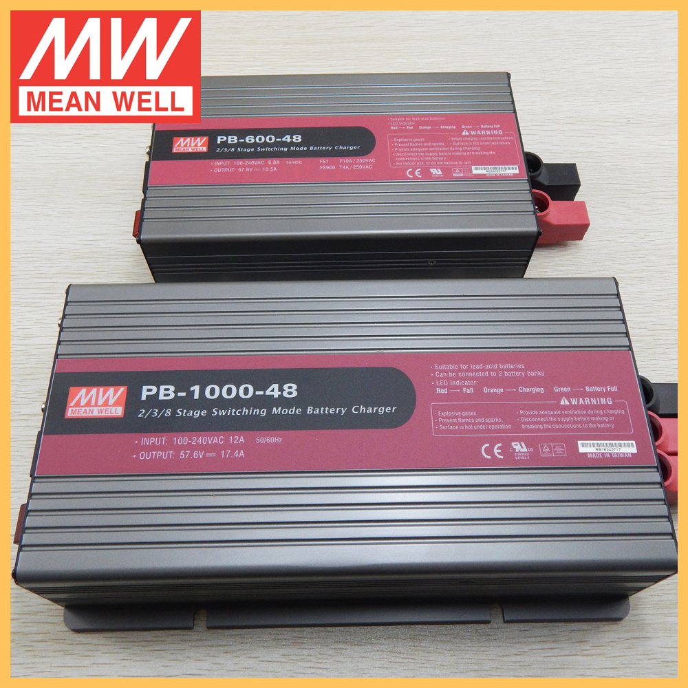 PB-600-48 MEAN WELL 600W 57.6V10.5A Smart Battery Charger