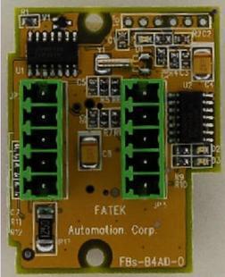 PLC 24VDC 4 AI Fatek FBs-B4AD Module New