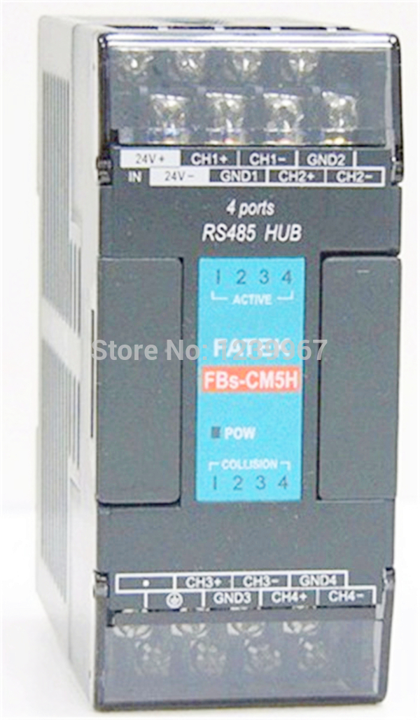 PLC 24VDC 4 optically isolated RS485 Hub Fatek FBs-CM5H Module New