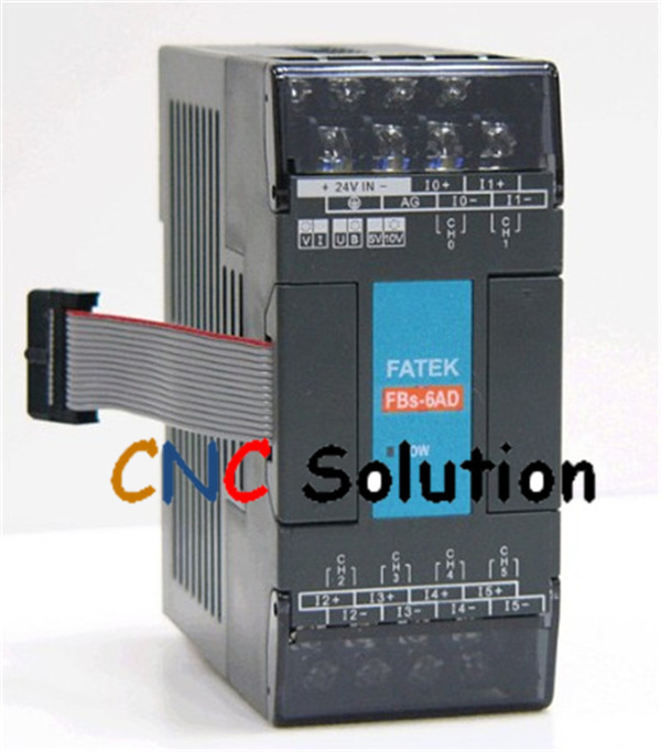 PLC 24VDC 6 AI Fatek FBs-6AD Module New