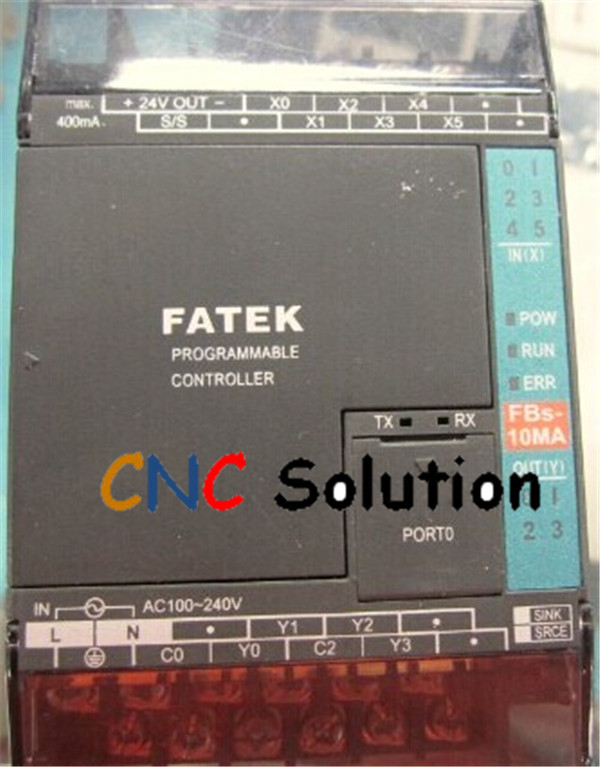 PLC AC220V 6 DI 4 DO relay Fatek FBs-10MAR2-AC New