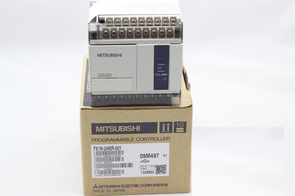 PLC Main Unit AC 220V 14 DI 10 DO Relay FX1N-24MR-001 Mit New