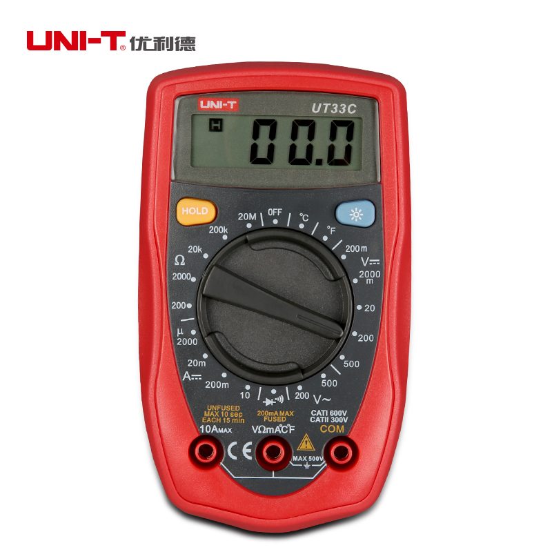 Palm-size Digital Multimeter UT33C UNI-T