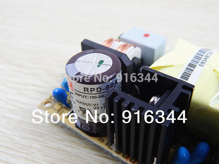 RPD-60A MEAN WELL 60W +5V5.5A +12V2.2A Micro Leakage Power Supply