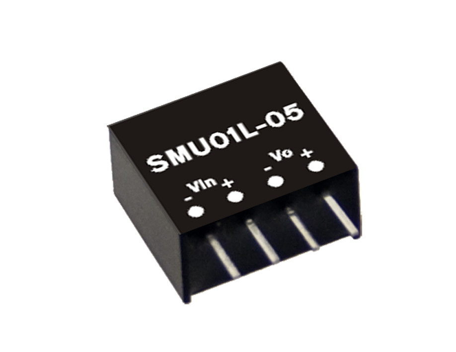 SMU01M-12 MEAN WELL 1W 12V-12V Unregulated Single Output DC-DC Converter Module Power