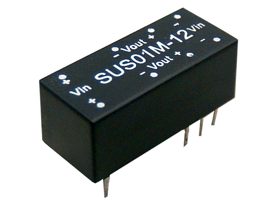 SUS01M-12 MEAN WELL 1W 12V-12V Unregulated Single Output DC-DC Converter Module Power