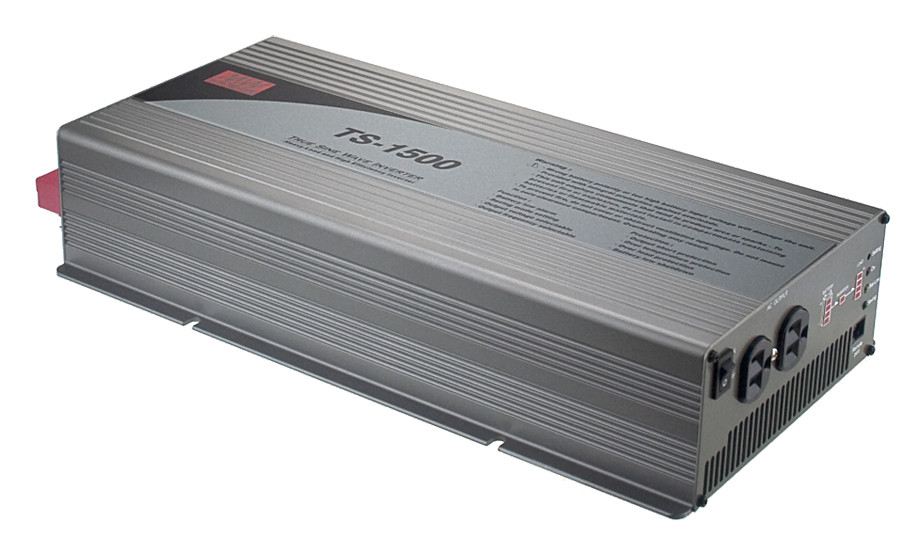 TS-1500-212B MEAN WELL 1500W 12V Turn 230VAC Pure Sine Wave Output Car Inverter Power