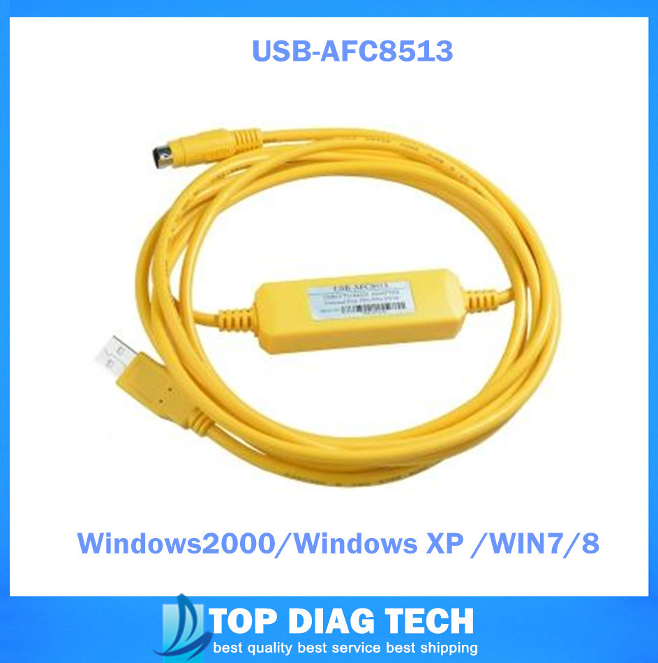 USB-AFC8513 USB interface PLC programming cable with communication indicator light for Panasonic FP0/FP2/FP-M series PLC