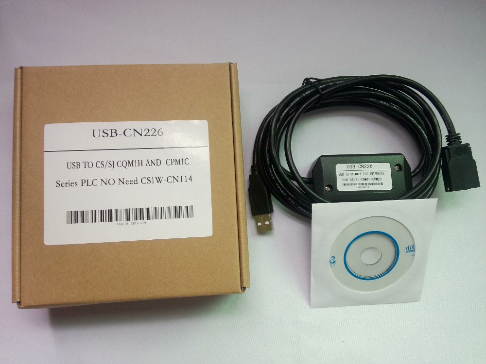 USB-CN226 USB/RS232 interface PLC programming cable Connect the peripheral ports of Omron CS/CJ/CQM1H and CPM2C series p