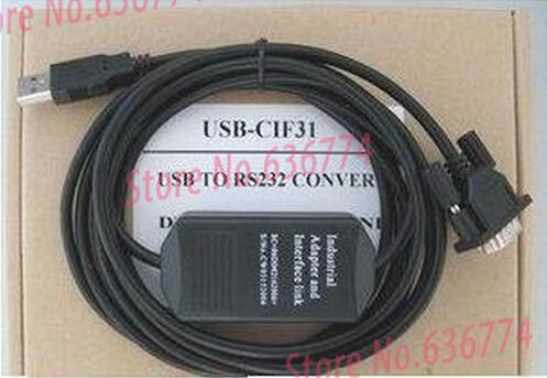 USB-RS232 USB to serial(or RS232 interface) Equal to USB-CIF31 Length:2m(1m and 3m optional)