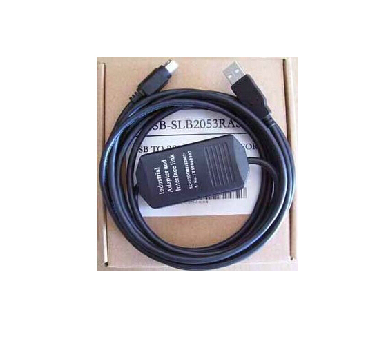 USB-SLB2053RASL USB interface programming cable for Emerson EC series PLC Round 8-pin Length:3m