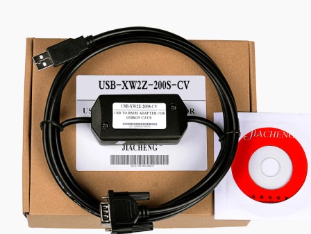 USB-XW2Z-200S-CV USB interface PLC programming cable for Omron CS/CJ series programmer 9-pin male Length:3m